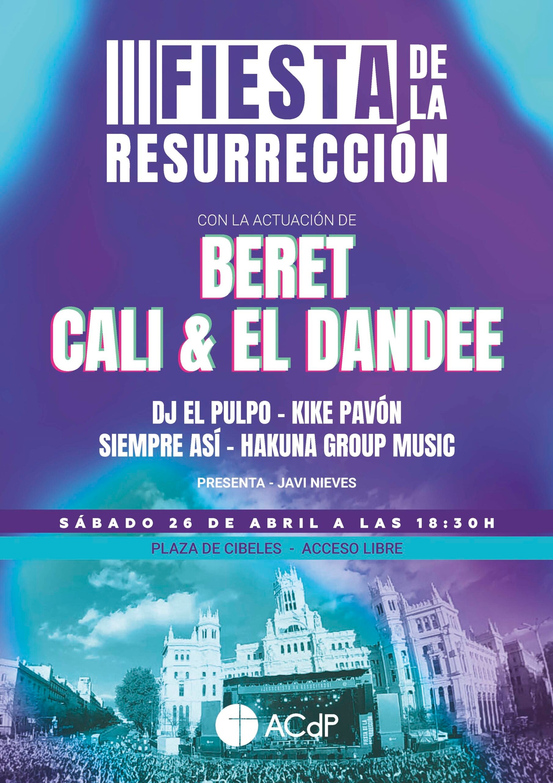 Cartel de la III Fiesta de la Resurrección