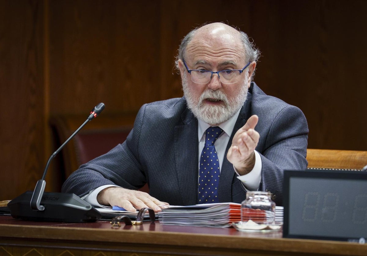 El presidente de Tragsa, Jesús Casas, comparece ante la Comisión de Investigación sobre el 'caso Koldo', en el Senado