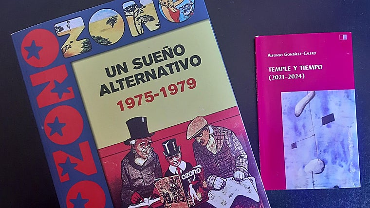 Su primer trabajo en la revista Ozono (1975-1979), recopiladas todas a iniciativa suya en un libro que publica Almud Ediciones. Al lado, su último libro de poesía, Temple y Tiempo (2021-2024) presentado en 2025.
