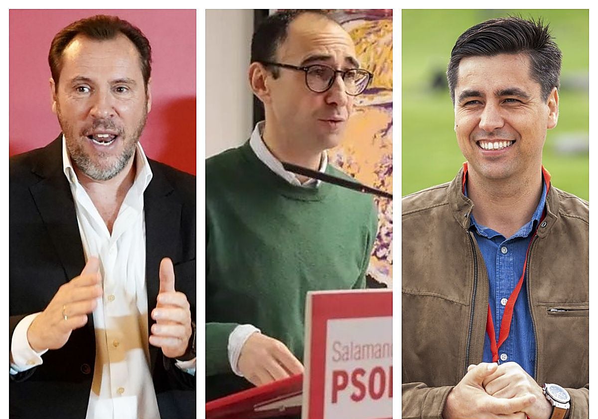 Óscar Puente, David Serrada y Carlos Montesino