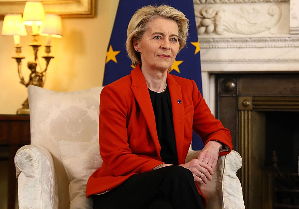 Imagen de archivo de la presidenta de la Comisión Europea, Ursula von der Leyen