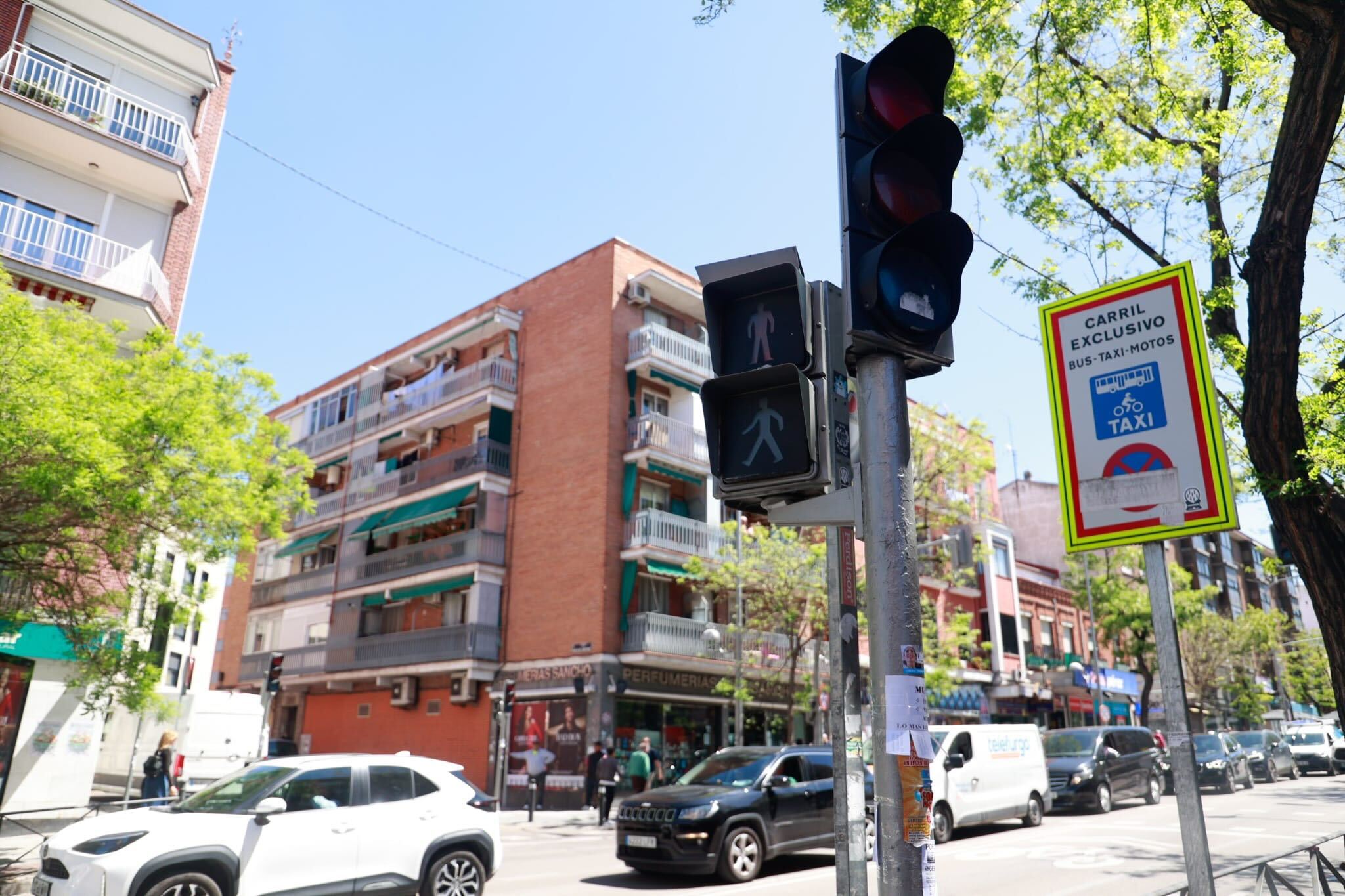 El apagón ha afectado a todos los semáforos.