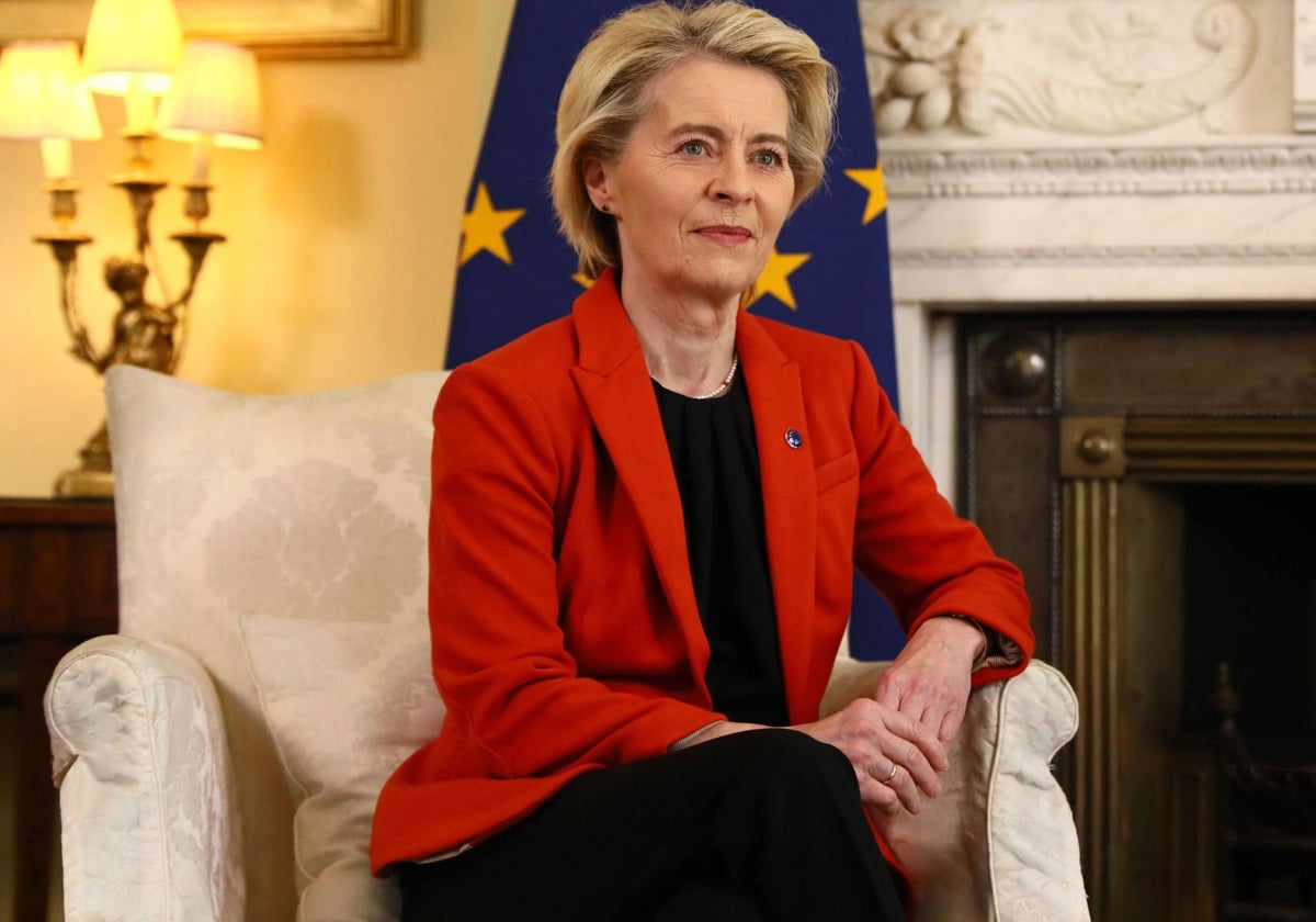 La presidenta de la Comisión Europea, Ursula con der Leyen