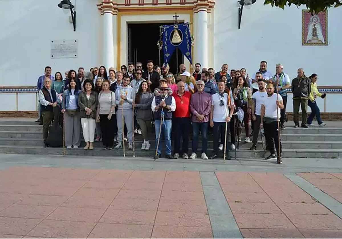 Peregrinación de internos de la prisión de Huelva a El Rocío