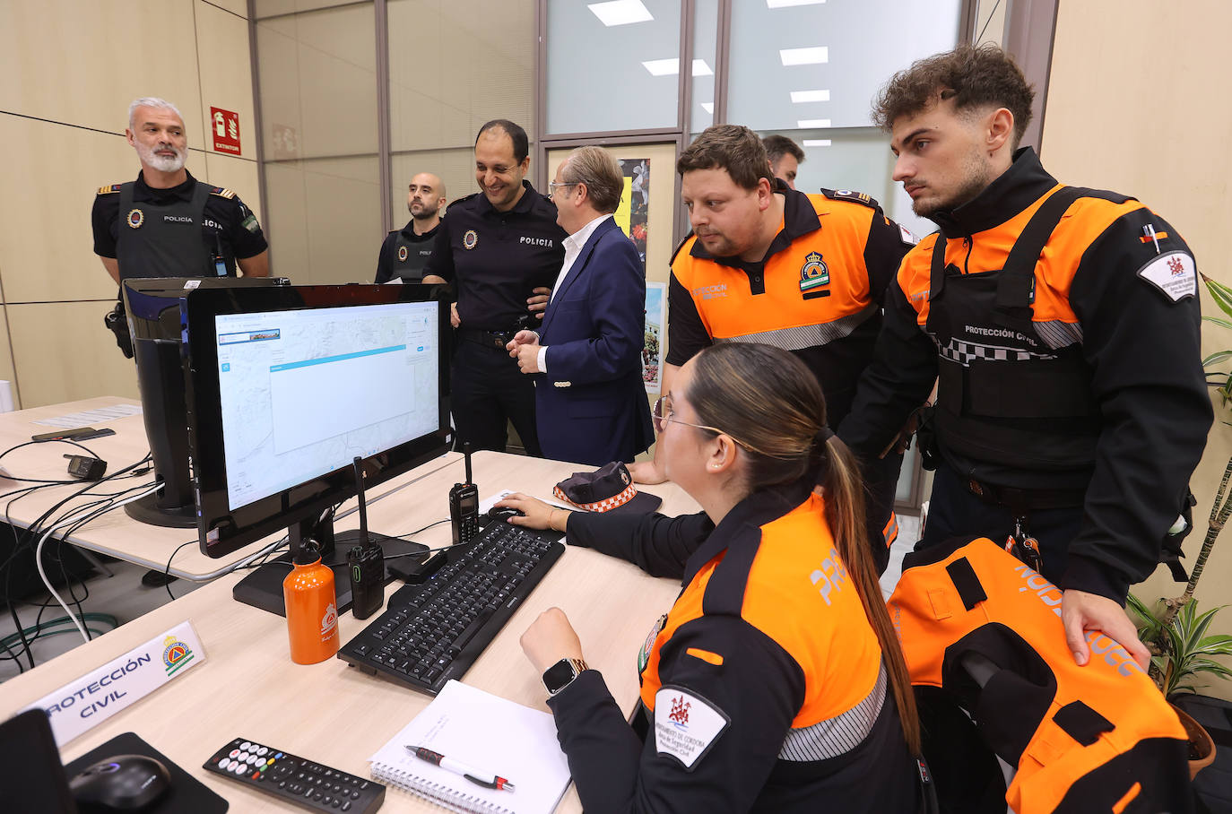 La seguridad en el comienzo de las Cruces de Mayo, en imágenes