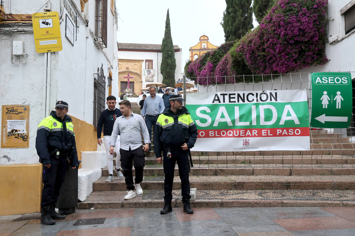 La seguridad en el comienzo de las Cruces de Mayo, en imágenes
