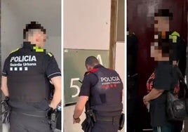 Mossos y Urbana desalojan una veintena de pisos okupados en Badalona durante el apagón