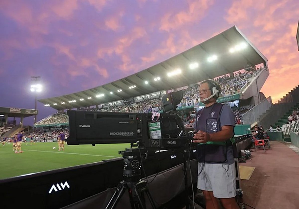 Un operador de cámara en El Arcángel esta temporada