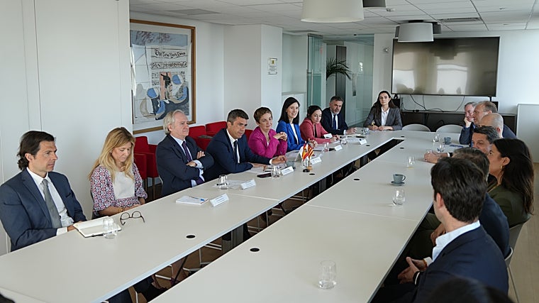 Reunión de la delegación de la Generalitat Valenciana con empresas presentes en Estados Unidos