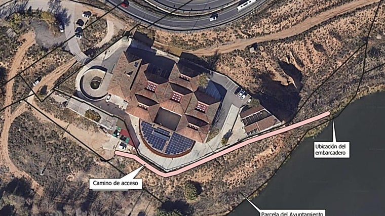 El embarcadero de piraguas se situará junto a las instalaciones de la Guardia Civil de Tráfico