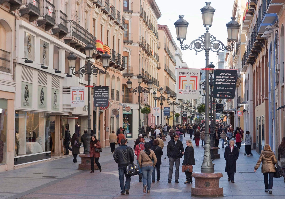 Vista de la calle Alfonso de Zaragoza