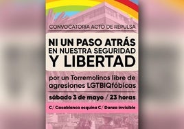 El Ayuntamiento de Torremolinos lamenta una segunda agresión homófoba en menos de 24 horas