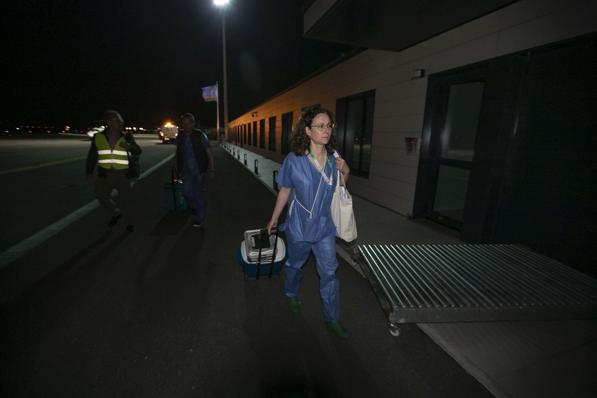 La cronología de un vuelo para un trasplante en Córdoba, en imágenes