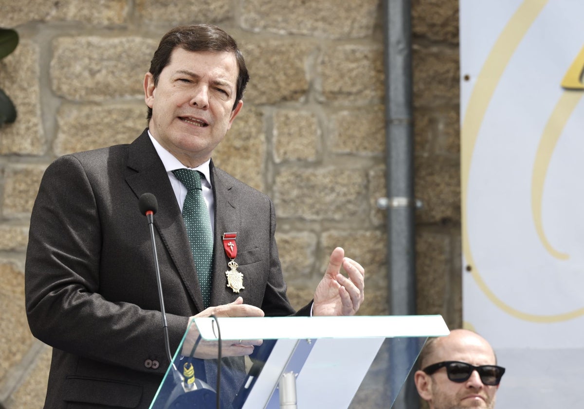 El presidente de la Junta de Castilla y León, Alfonso Fernández Mañueco, en una imagen de estos últimos días
