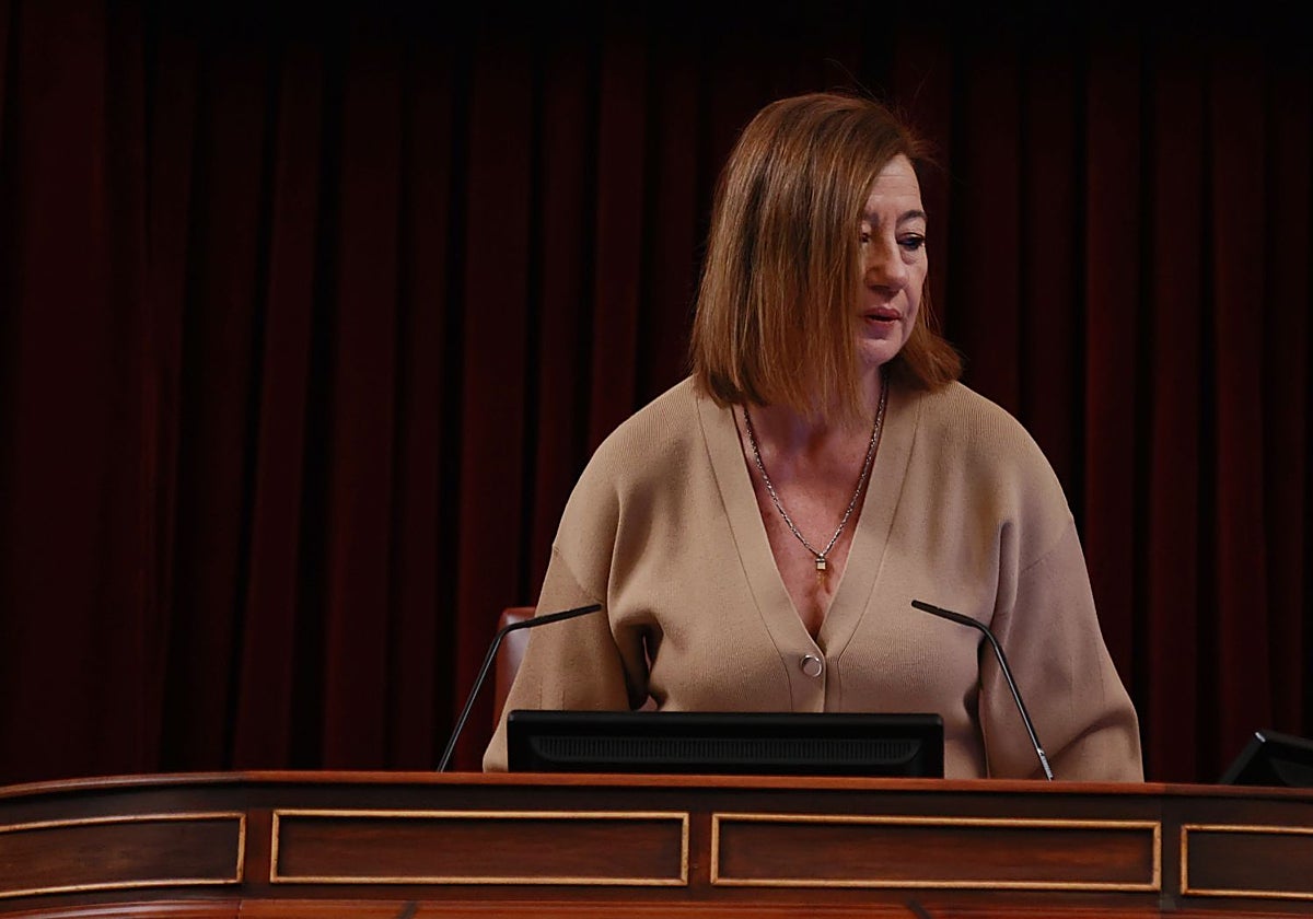 La presidenta del Congreso, Francina Armengol, en una imagen de archivo
