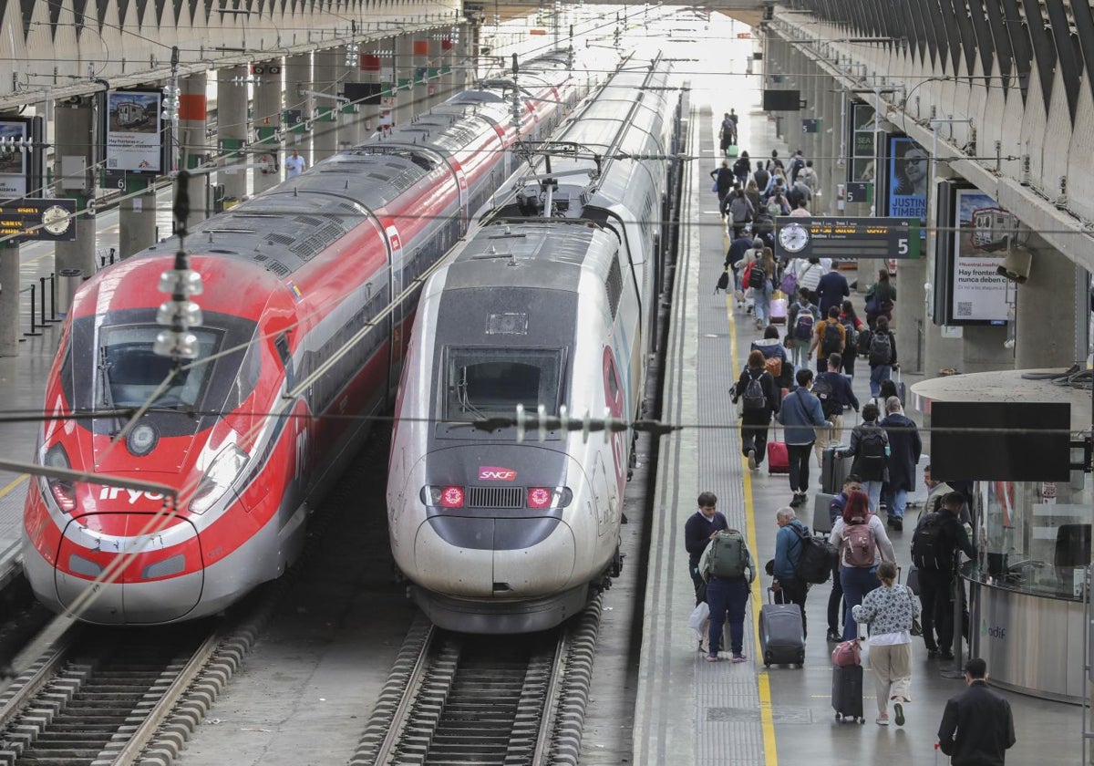 Colapso en la estación de Santa Justa.