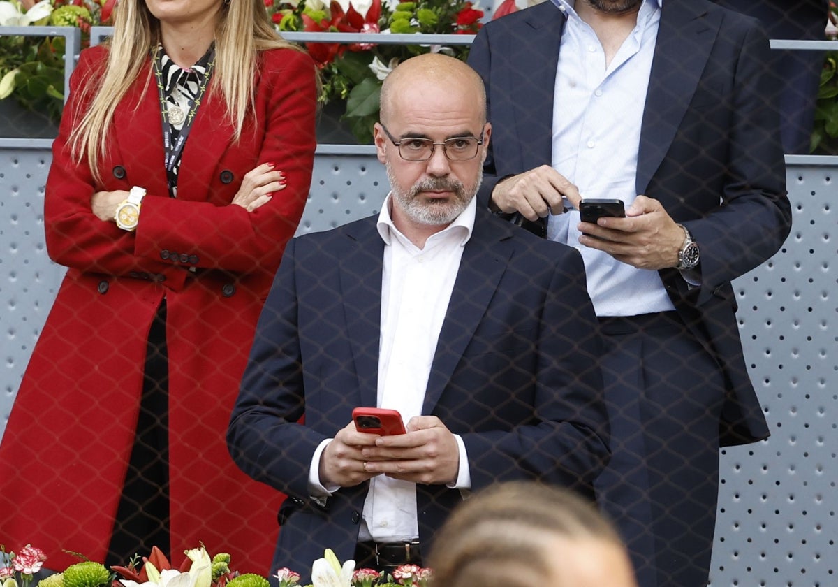 El delegado del Gobierno en la Comunidad de Madrid, en la final masculina del Mutua Madrid Open