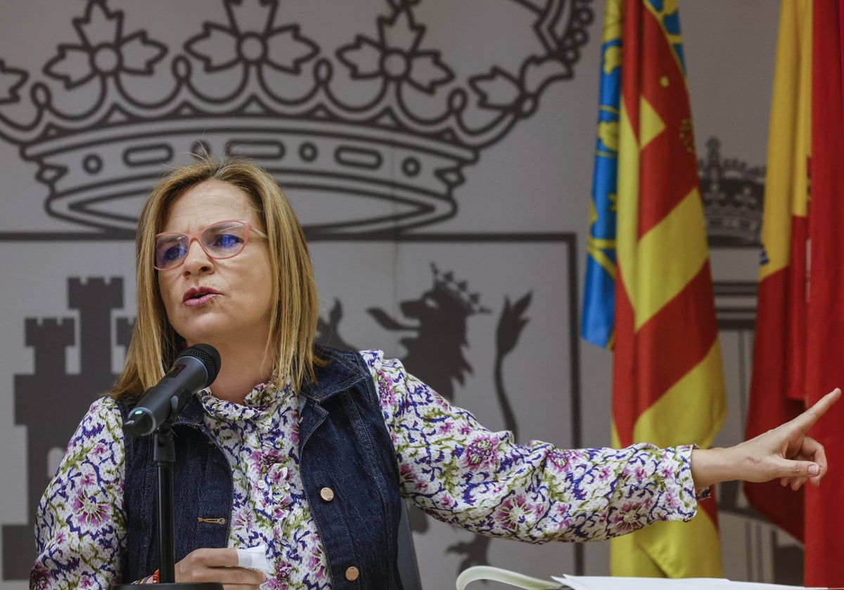 Imagen de la delegada del Gobierno en la Comunidad Valenciana, Pilar Bernabé