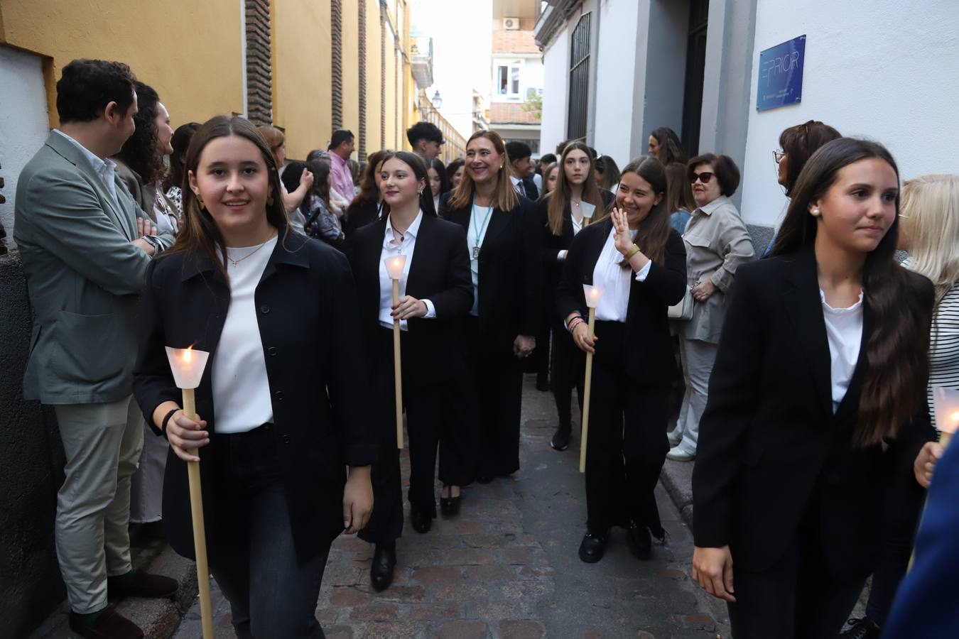 La procesión infantil y juvenil de la Divina Pastora de Córdoba, en imágenes