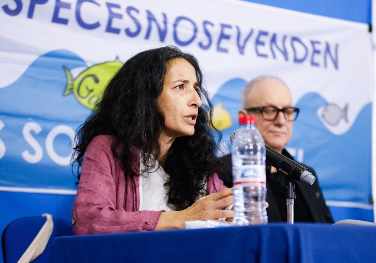 Patricia Ramírez durante su intervención este miércoles en Almería