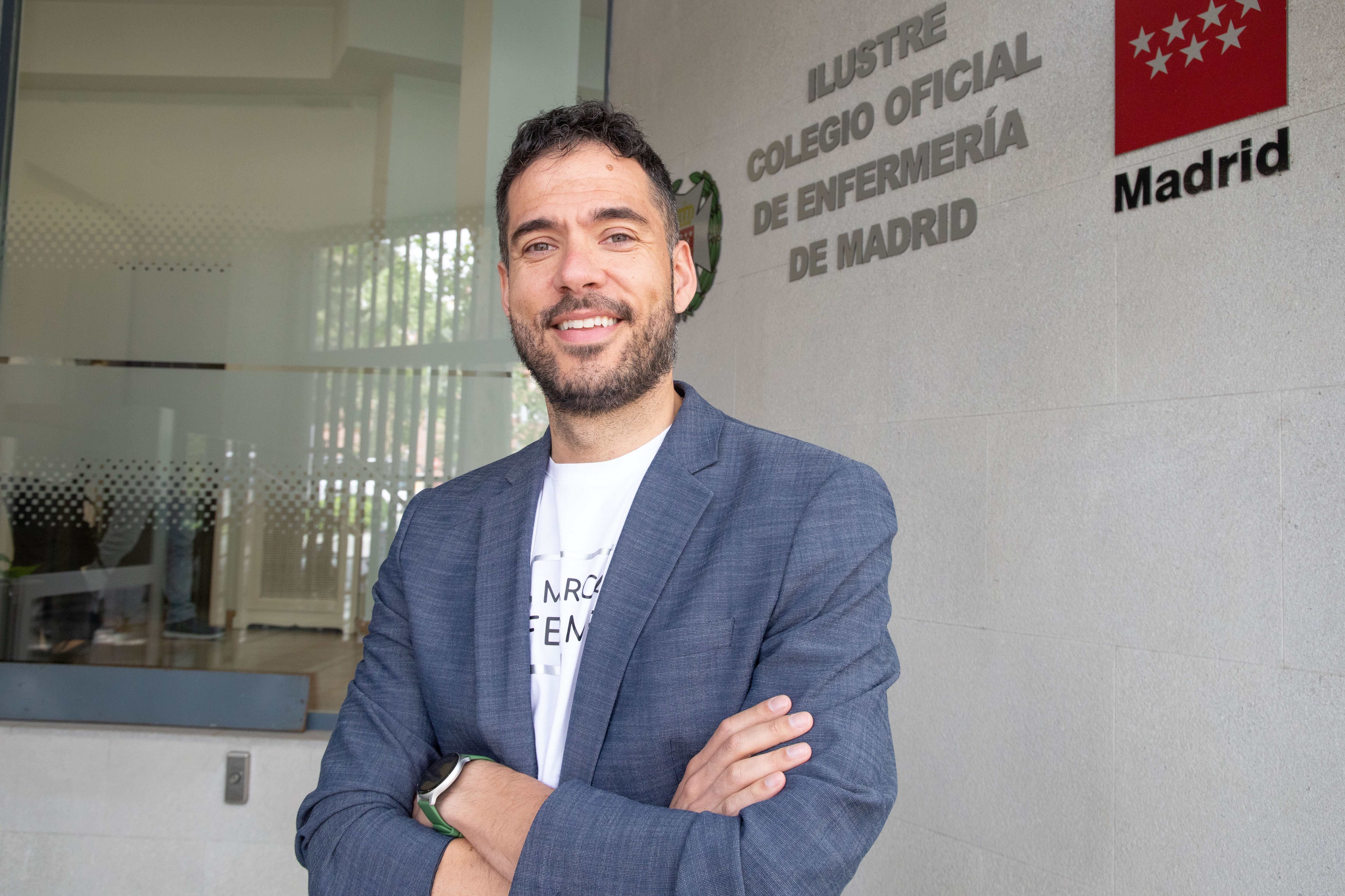 Pedro Soriano, enfermero y director de comunicación del Colegio Oficial de Enfermería de Madrid