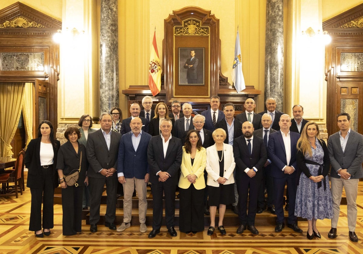 Acto de presentación de la universidad privada Emilia Pardo Bazán