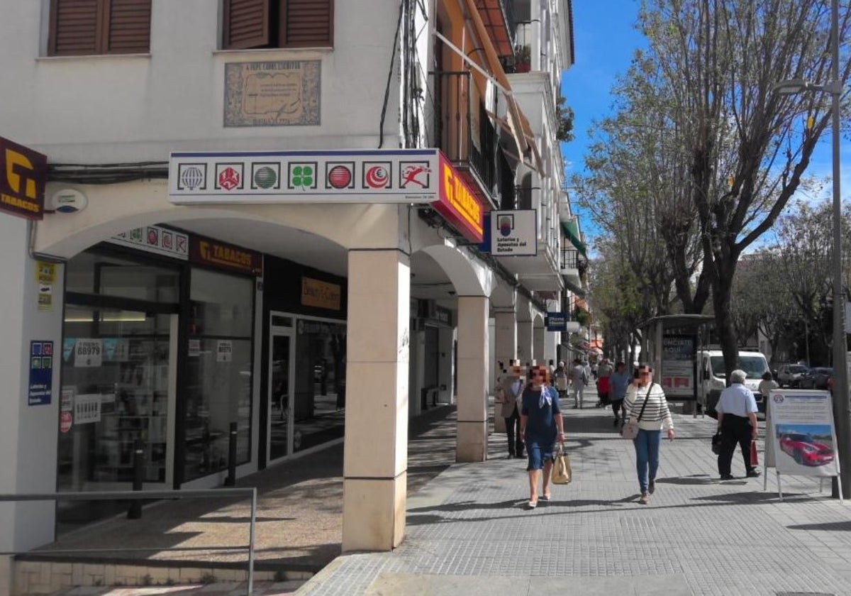 Establecimiento tocado por la suerte