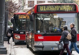Servicios especiales de la EMT de Valencia para acudir en autobús a la festividad de la Virgen de los Desamparados