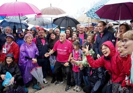 La intensa lluvia obliga a suspender la 48 Marcha Asprona a la que se habían inscrito 3.800 personas