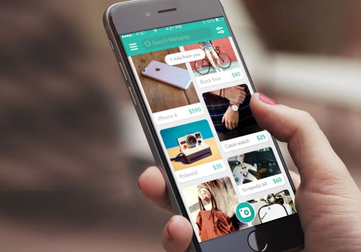 La aplicación móvil de Wallapop