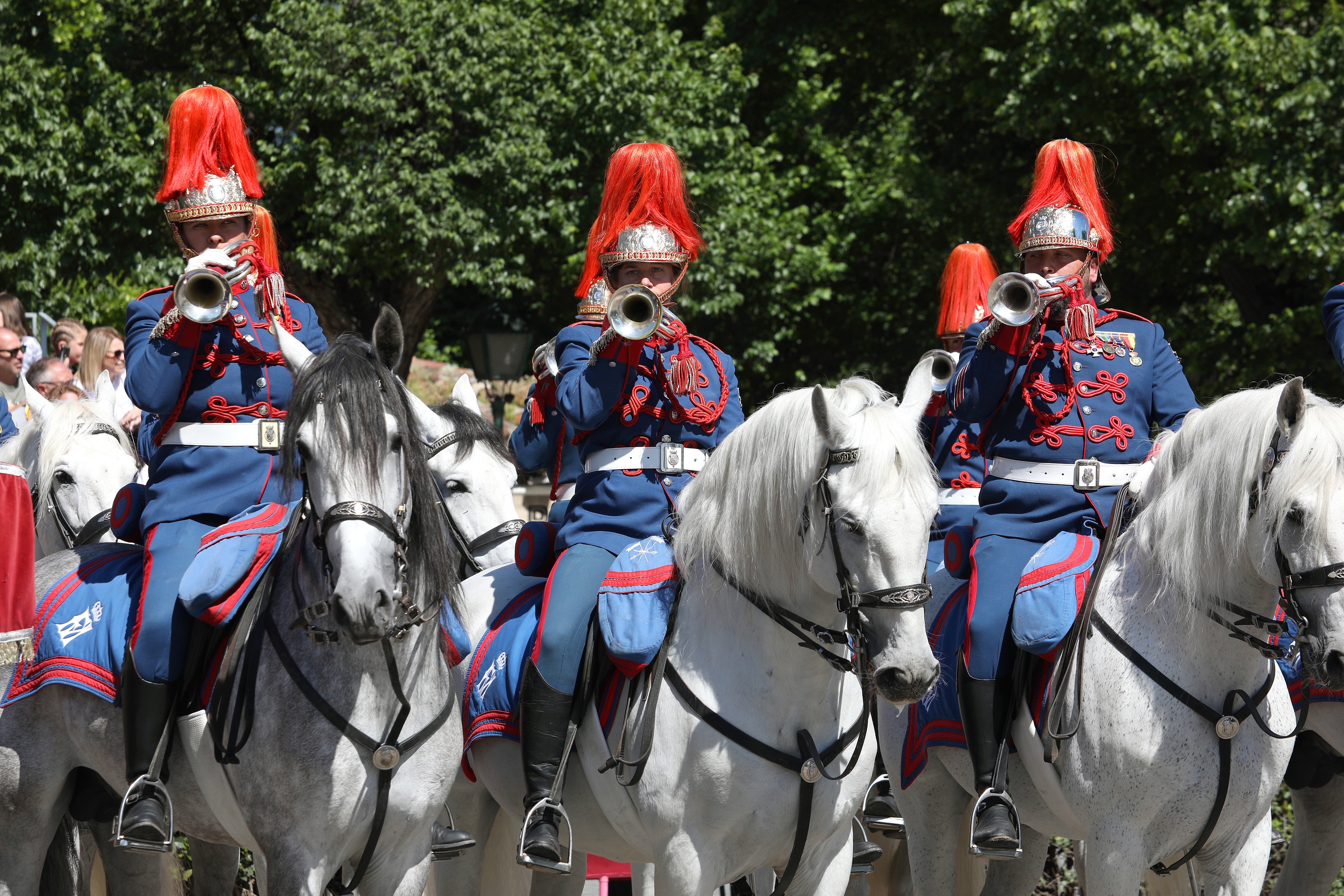 Las imágenes de la despedida de la Guardia Real de Toledo