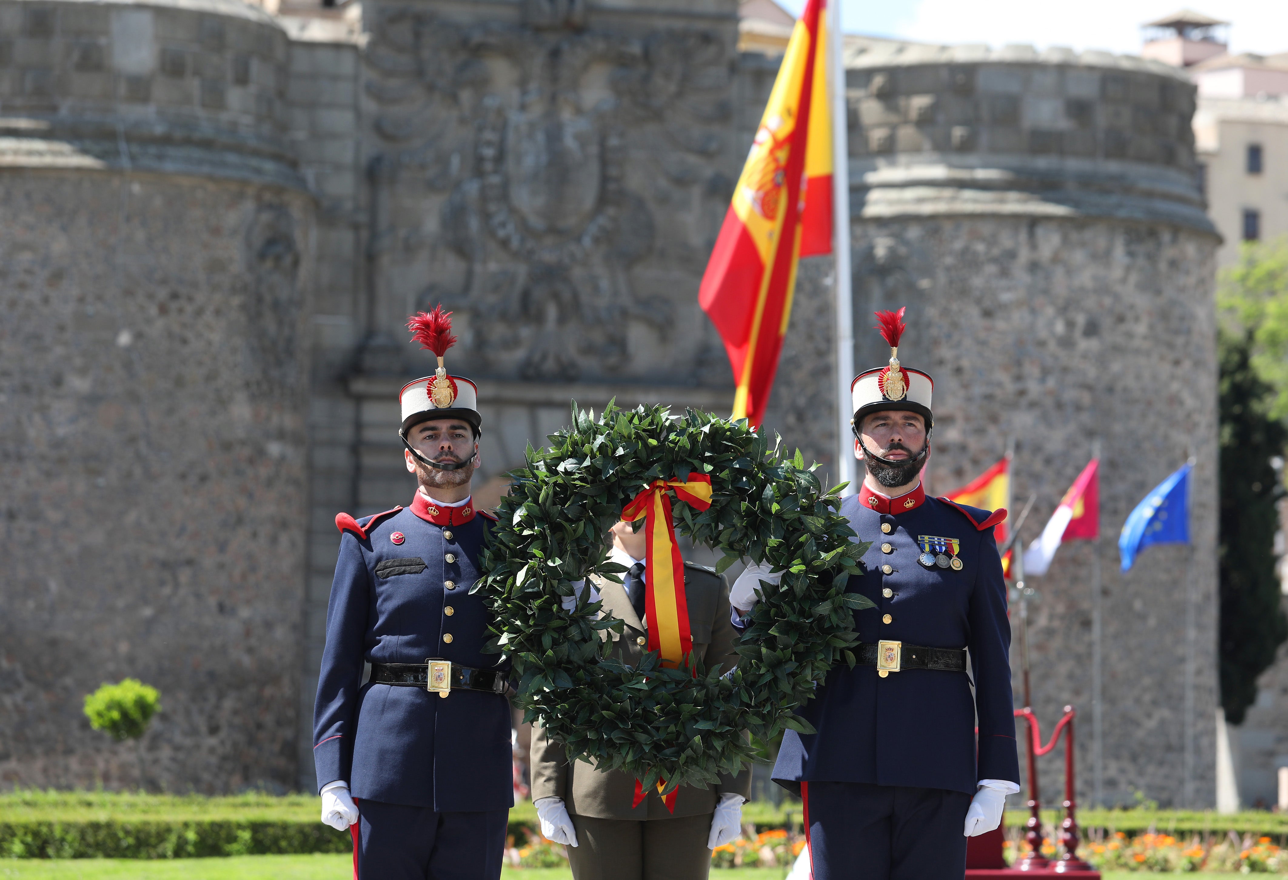 Las imágenes de la despedida de la Guardia Real de Toledo