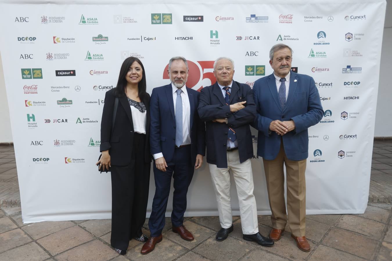 Los asistentes a la celebración del 25 aniversario de ABC Córdoba, en imágenes