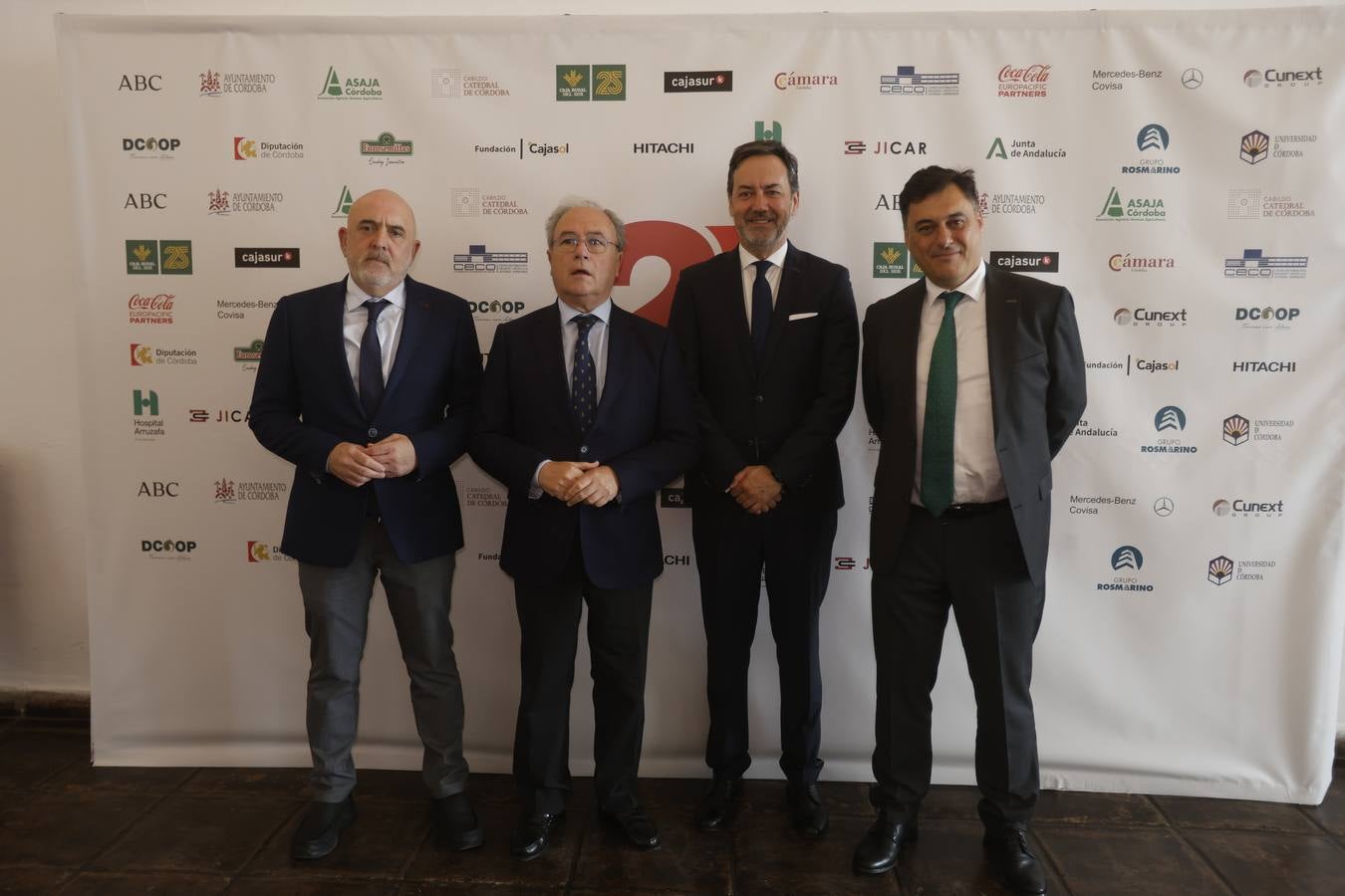 Los asistentes a la celebración del 25 aniversario de ABC Córdoba, en imágenes