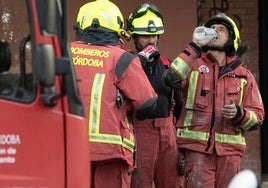 Dos personas hospitalizadas por un incendio junto al Vial de Córdoba