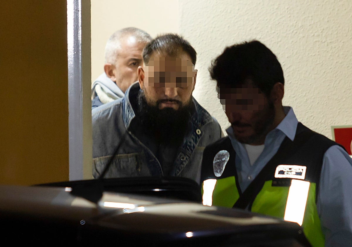 Micael da Silva, el Portugués, una vez detenido