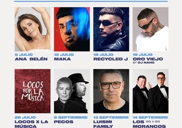 Ana Belén, Morad, Los Pecos, Pignoise o Los Morancos actuarán en la plaza de toros de Toledo