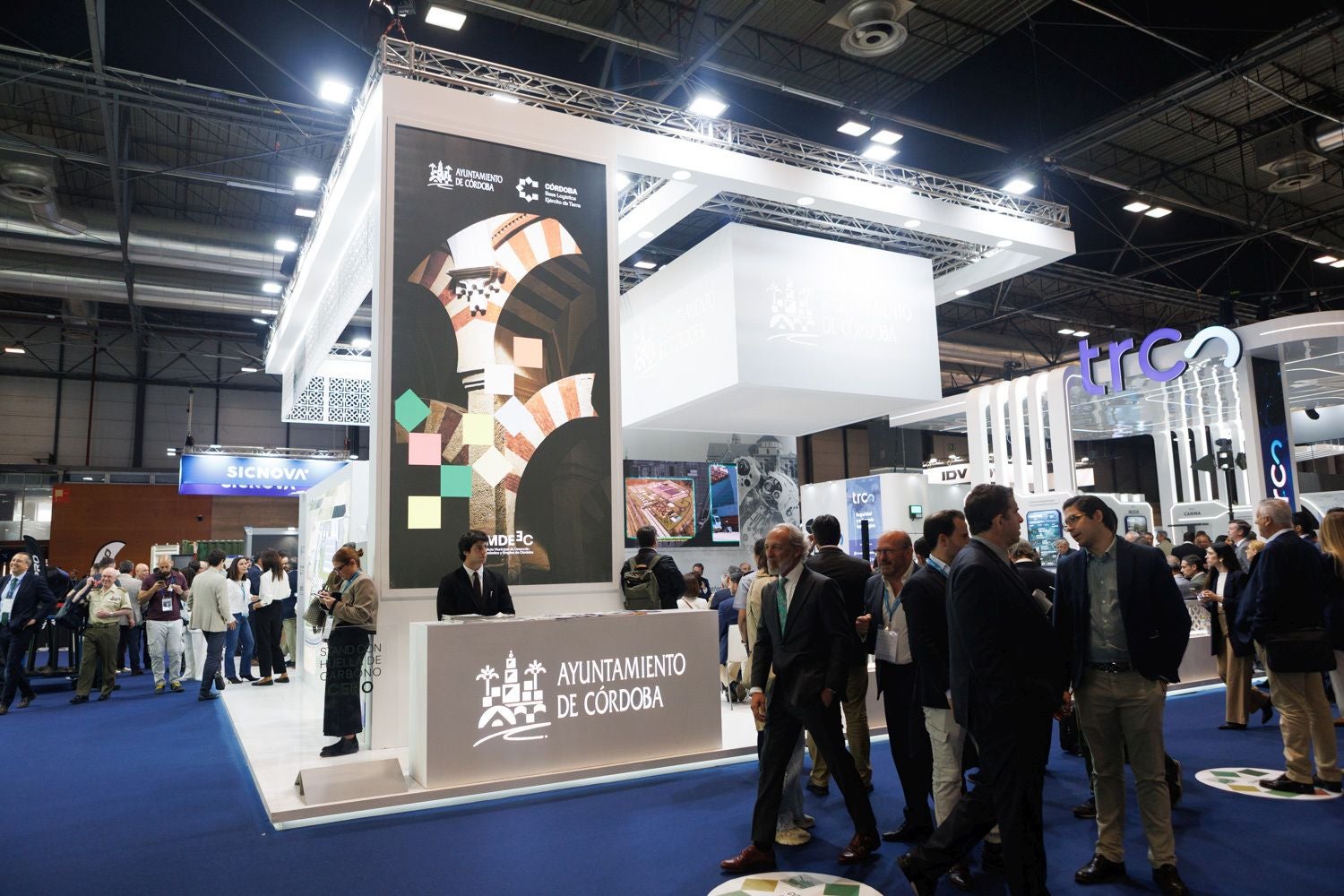 Imagen del stand de Córdoba en la Feria de Defensa que se celebra en Madrid