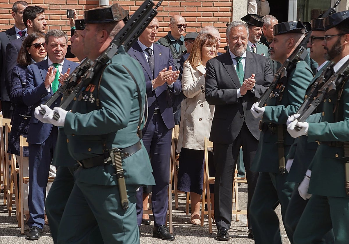 Celebración en León del acto con motivo del 181 aniversario de la fundación de la Guardia Civil