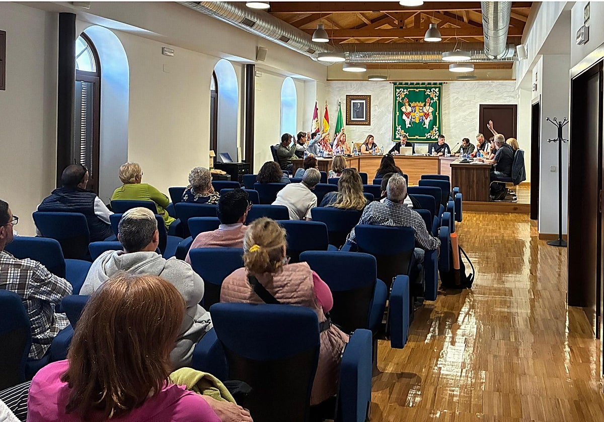 Pleno celebrado en la tarde de este lunes