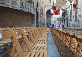 El precio de las sillas del Corpus de Toledo no podrá superar este año los 12 euros