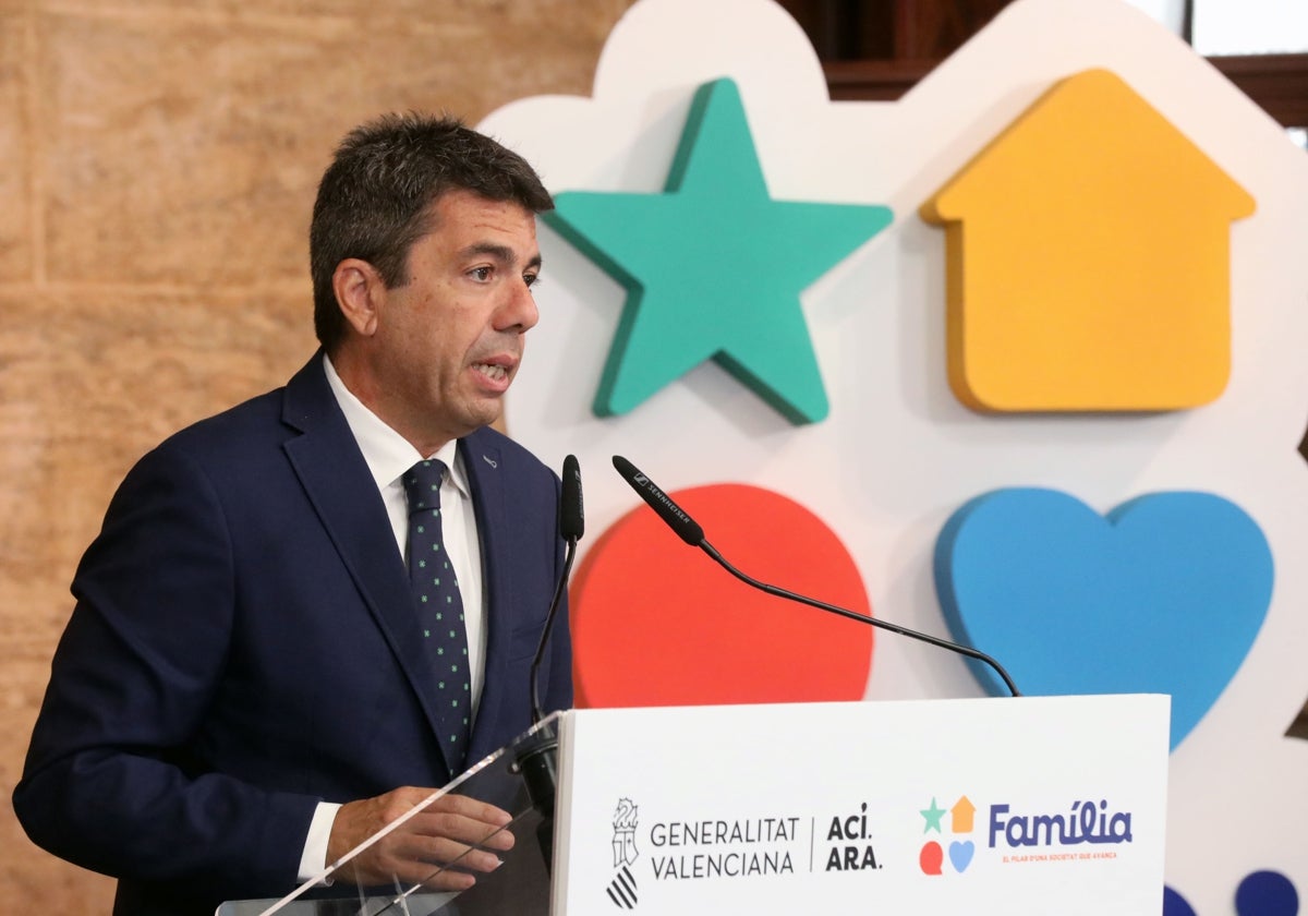 Imagen del president de la Generalitat, Carlos Mazón