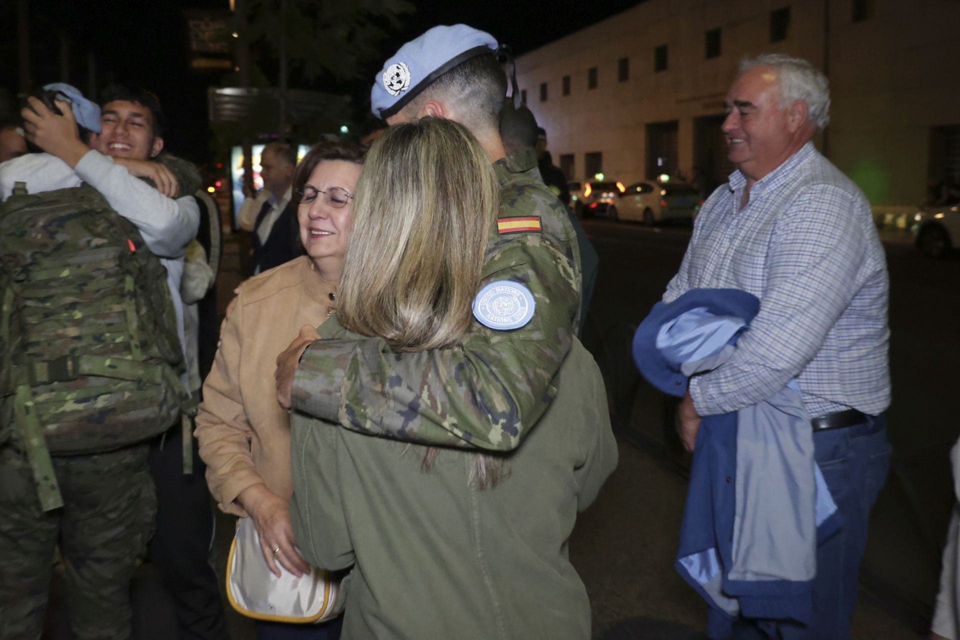 En imágenes, el emotivo regreso de El Líbano de los primeros militares de la BRI X de Córdoba