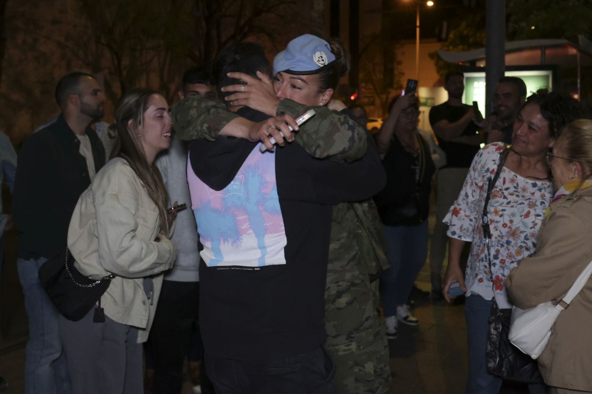 En imágenes, el emotivo regreso de El Líbano de los primeros militares de la BRI X de Córdoba