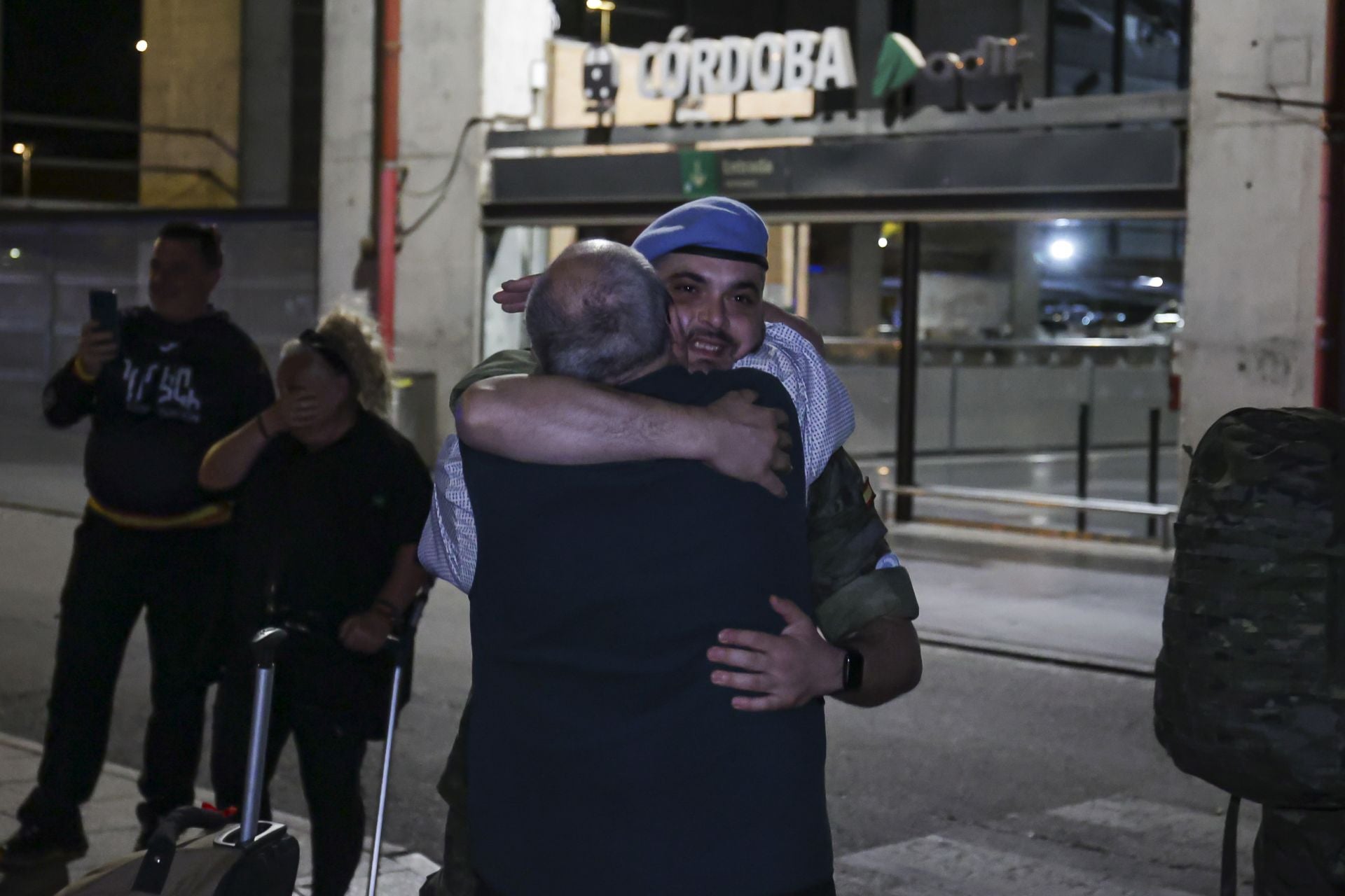 En imágenes, el emotivo regreso de El Líbano de los primeros militares de la BRI X de Córdoba