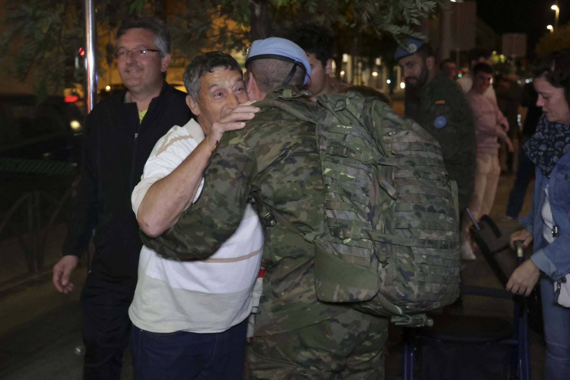 En imágenes, el emotivo regreso de El Líbano de los primeros militares de la BRI X de Córdoba