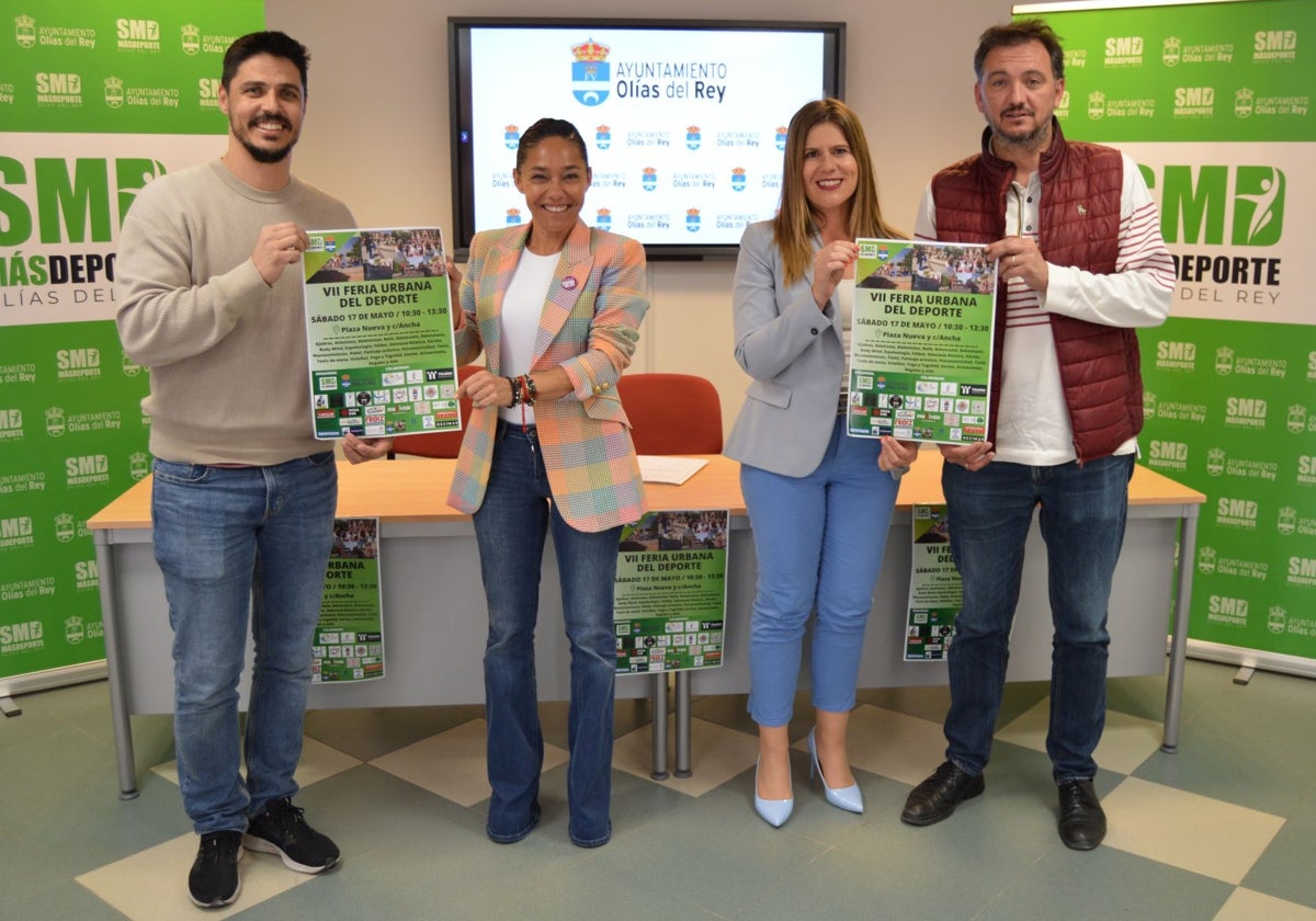 Navas, en la presentación de la VII Feria del Deporte de Olías del Rey