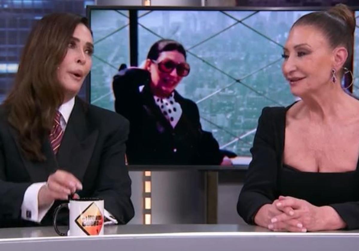 Vicky Martín Berrocal y su madre Victoria Martín en 'El Hormiguero'