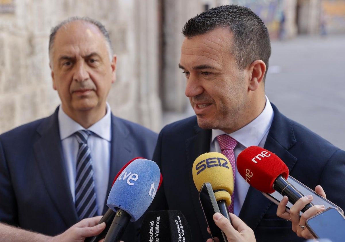 El presidente de la Diputación de Valencia, Vicent Mompó