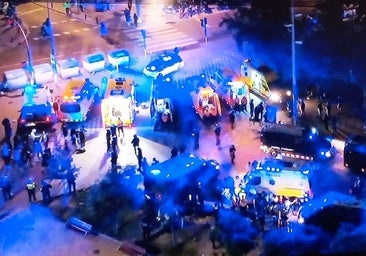Detenida la conductora que ha atropellado a 16 personas, heridas leves, en el exterior del RCDE Stadium